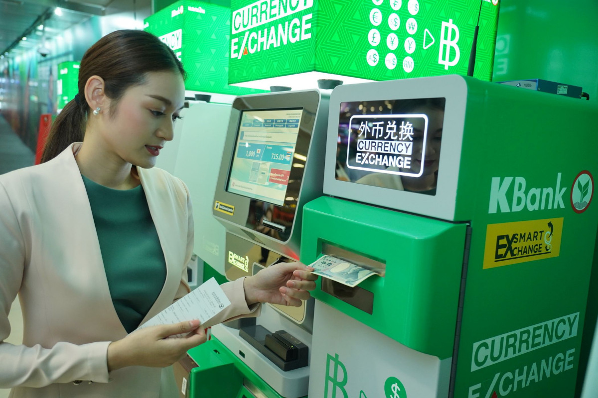 Kasikornbank launches automated currency exchange machines
